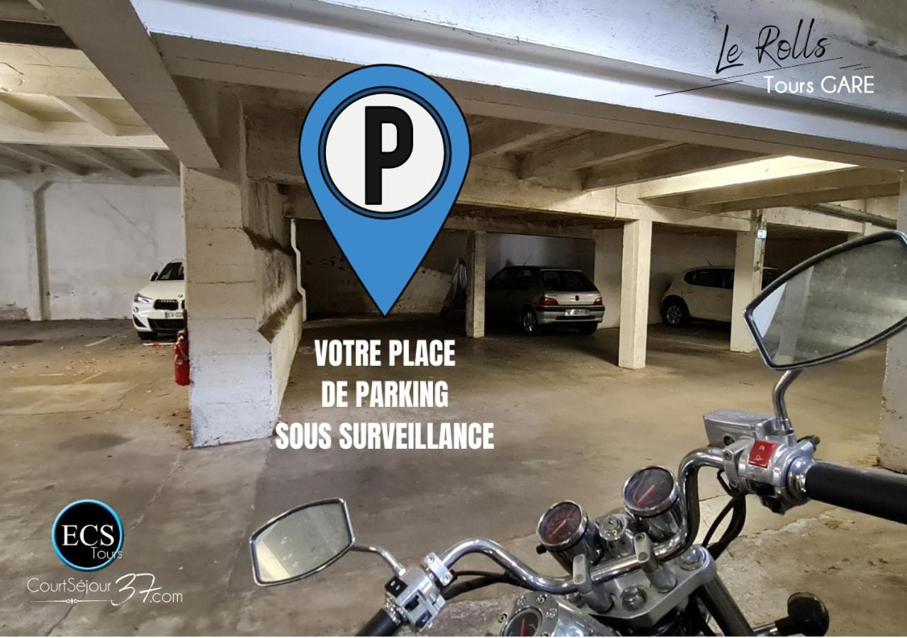 Le Roll's - Centre ville - Proche Gare - Parking privé Tours Extérieur photo